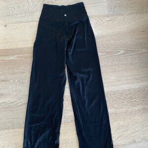 LULULEMON ALIGN WIDE LEG PANTS BLACK SIZE 4